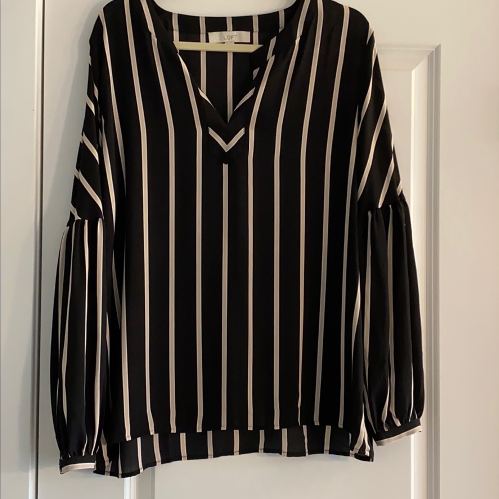Loft striped blouse